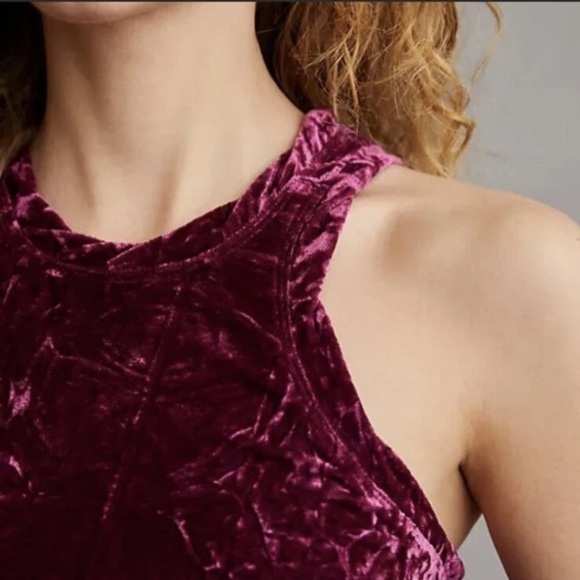 Pilcro Velveteen Racerback Tank - Picture 2 of 6